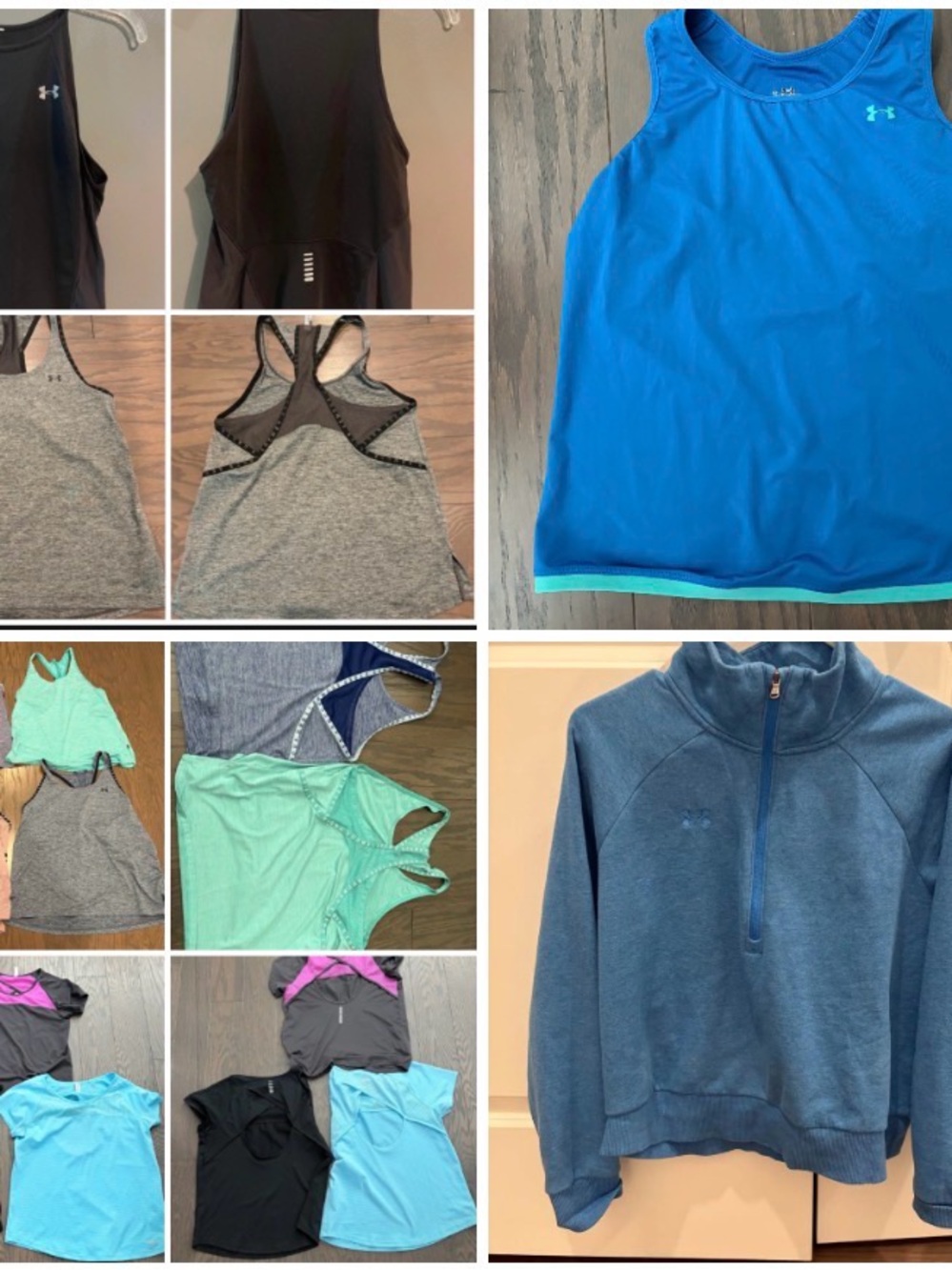 Huge Lot women’s Under Armour tops and tanks, size small and medium